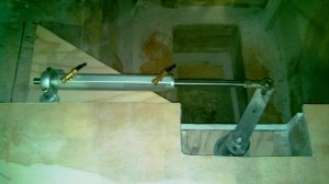 hydraulic ram table dry fit