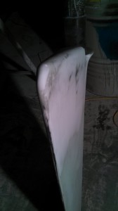 repaired stb rudder trailing edge and corner1